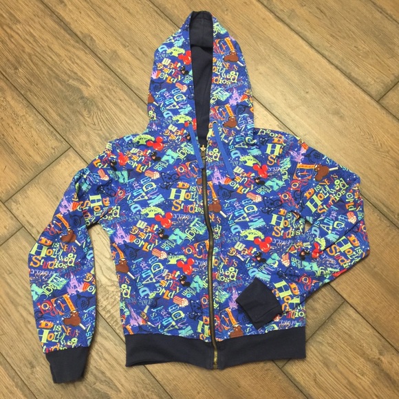 Walt Disney Work Parks youth reversible  Hoodie - Picture 3 of 7